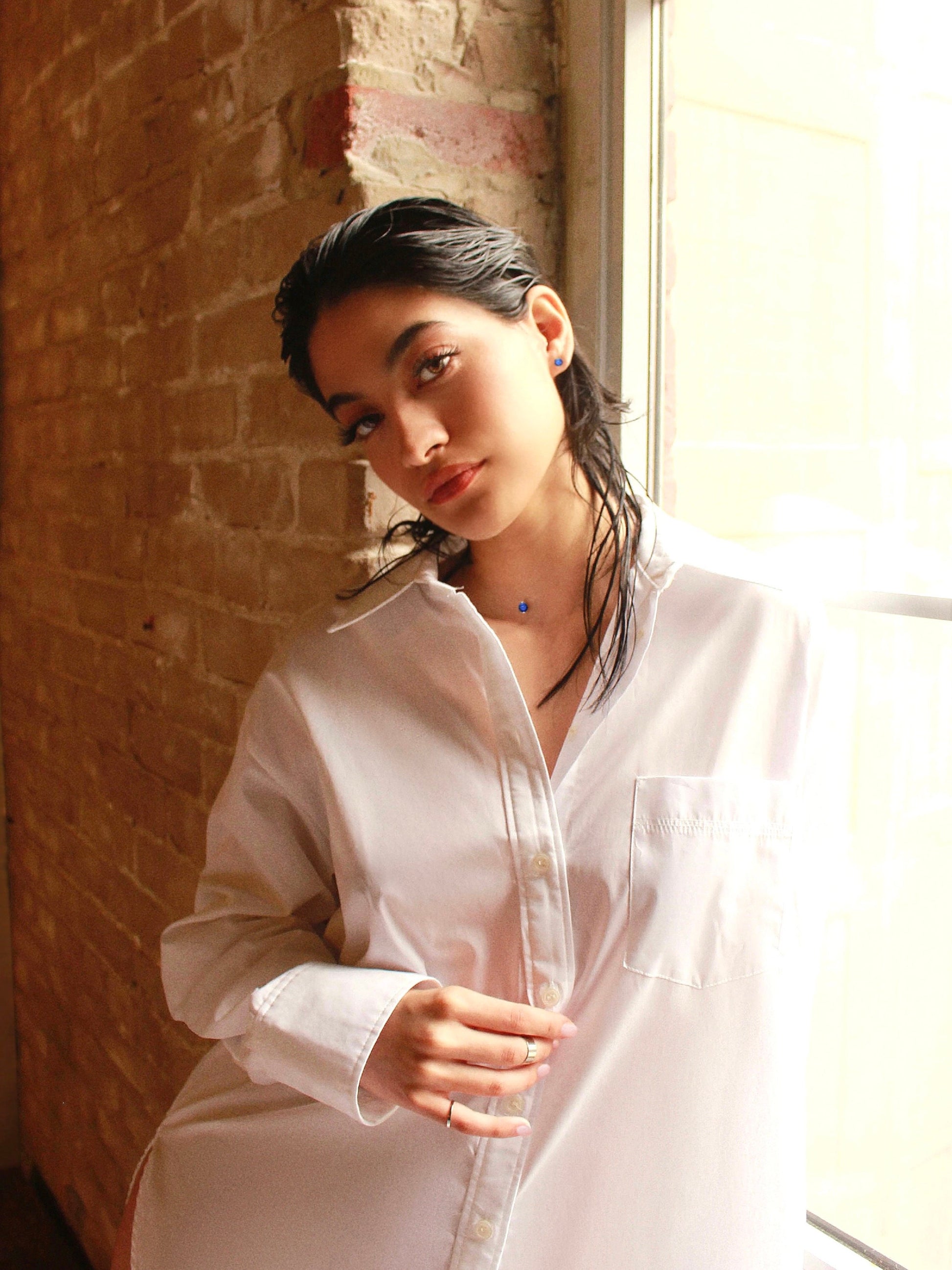 Birthstone Necklace 925 Silver x Cubic Zirconia Solitaire Pendant & Clear Chocker Chain Gift Valentine's Day