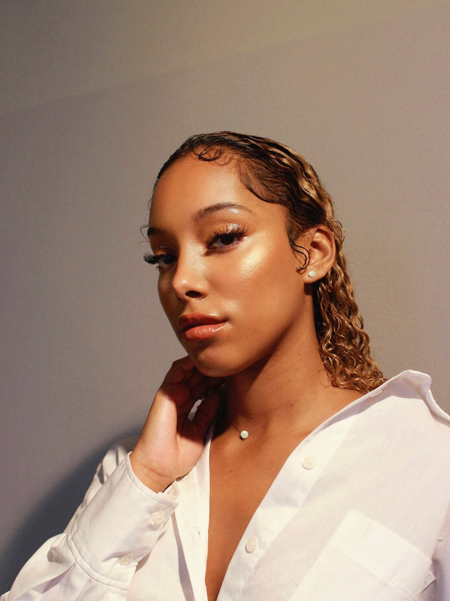 Birthstone Necklace 925 Silver x Cubic Zirconia Solitaire Pendant & Clear Chocker Chain Gift Valentine's Day